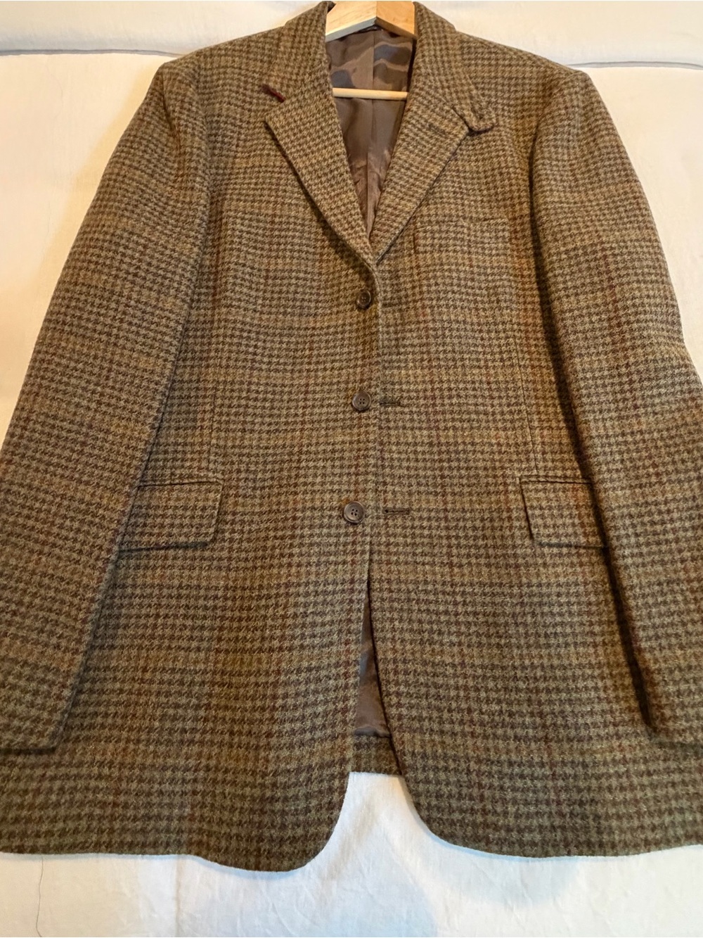 J. Crew Brown Houndstooth Sport Coat